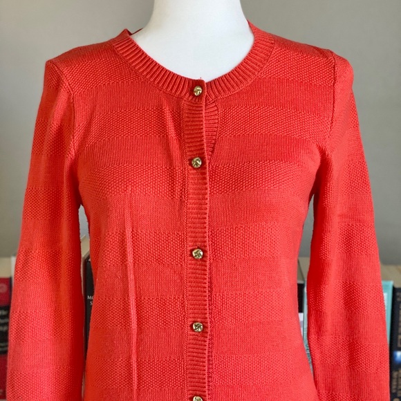 Banana Republic | Tomato Color Cardigan - Picture 4 of 7